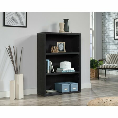SAUDER 3-Shelf Bookcase Rao , Strong and lightweight 1 1/4 in. panel construction 427265